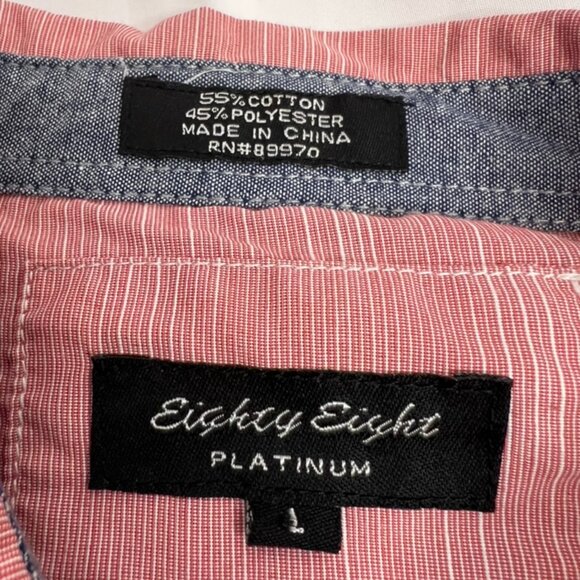 Eighty Eight Platinum Shirt Mens XL Button Down - Picture 3 of 3